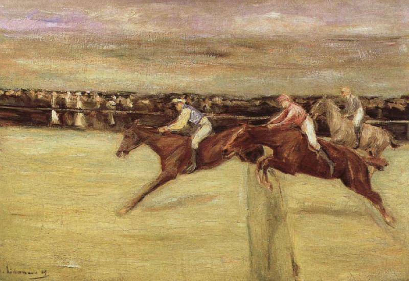 Max Slevogt At the Races Norge oil painting art